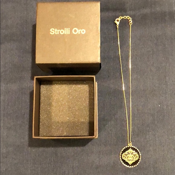 Stroili Oro Necklace - Gold/black from Italy - Picture 6 of 6